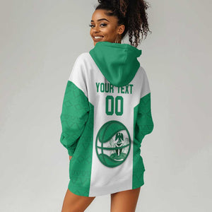 Afro Basketball Custom Nigeria Hoodie Dress Come On Tigers - African Pride