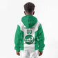 Afro Basketball Custom Nigeria Kid Hoodie Come On Tigers - African Pride