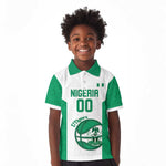 Afro Basketball Custom Nigeria Kid Polo Shirt Come On Tigers - African Pride
