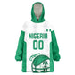 Afro Basketball Custom Nigeria Kid Wearable Blanket Hoodie Come On Tigers - African Pride