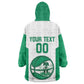 Afro Basketball Custom Nigeria Kid Wearable Blanket Hoodie Come On Tigers - African Pride