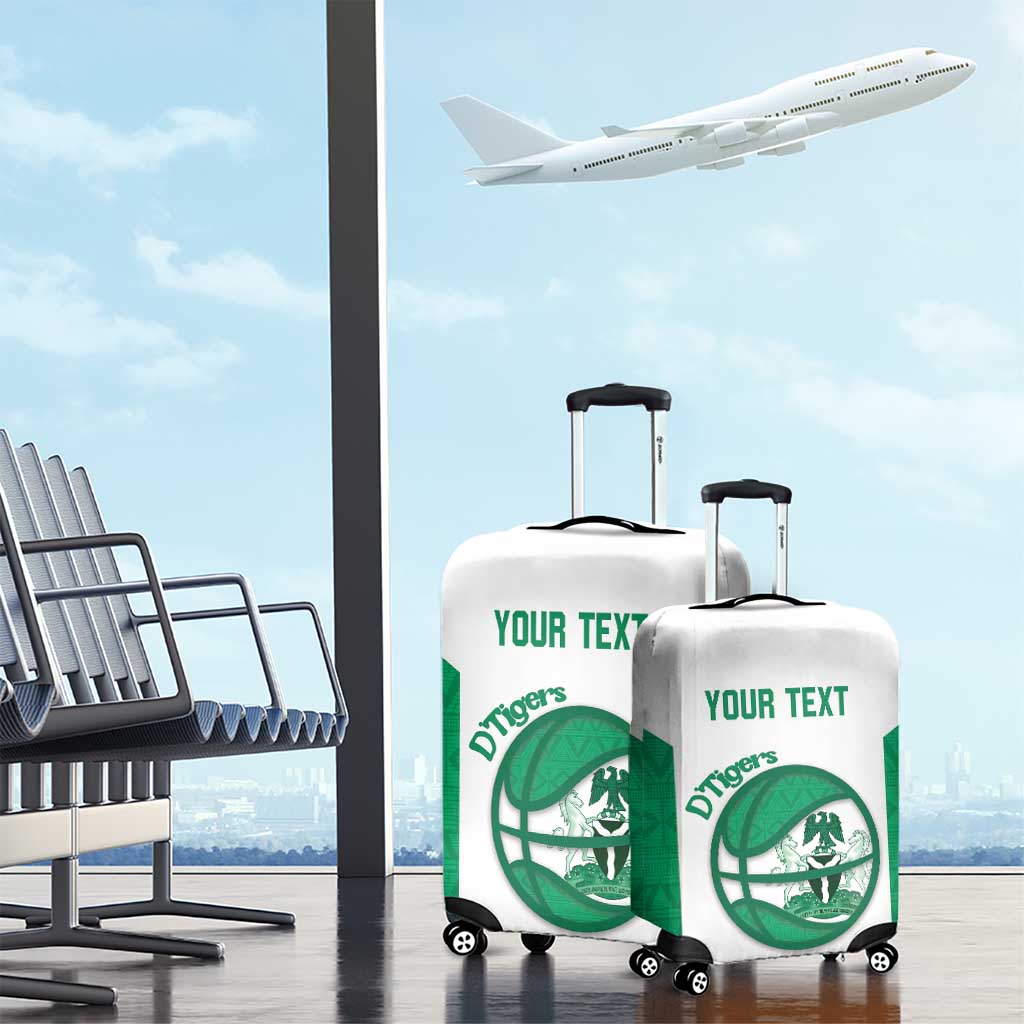 Afro Basketball Custom Nigeria Luggage Cover Come On Tigers - African Pride
