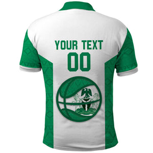 Afro Basketball Custom Nigeria Polo Shirt Come On Tigers - African Pride