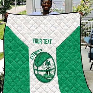 Afro Basketball Custom Nigeria Quilt Come On Tigers - African Pride