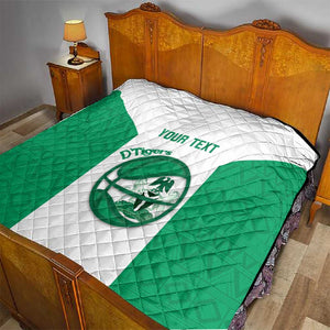 Afro Basketball Custom Nigeria Quilt Come On Tigers - African Pride