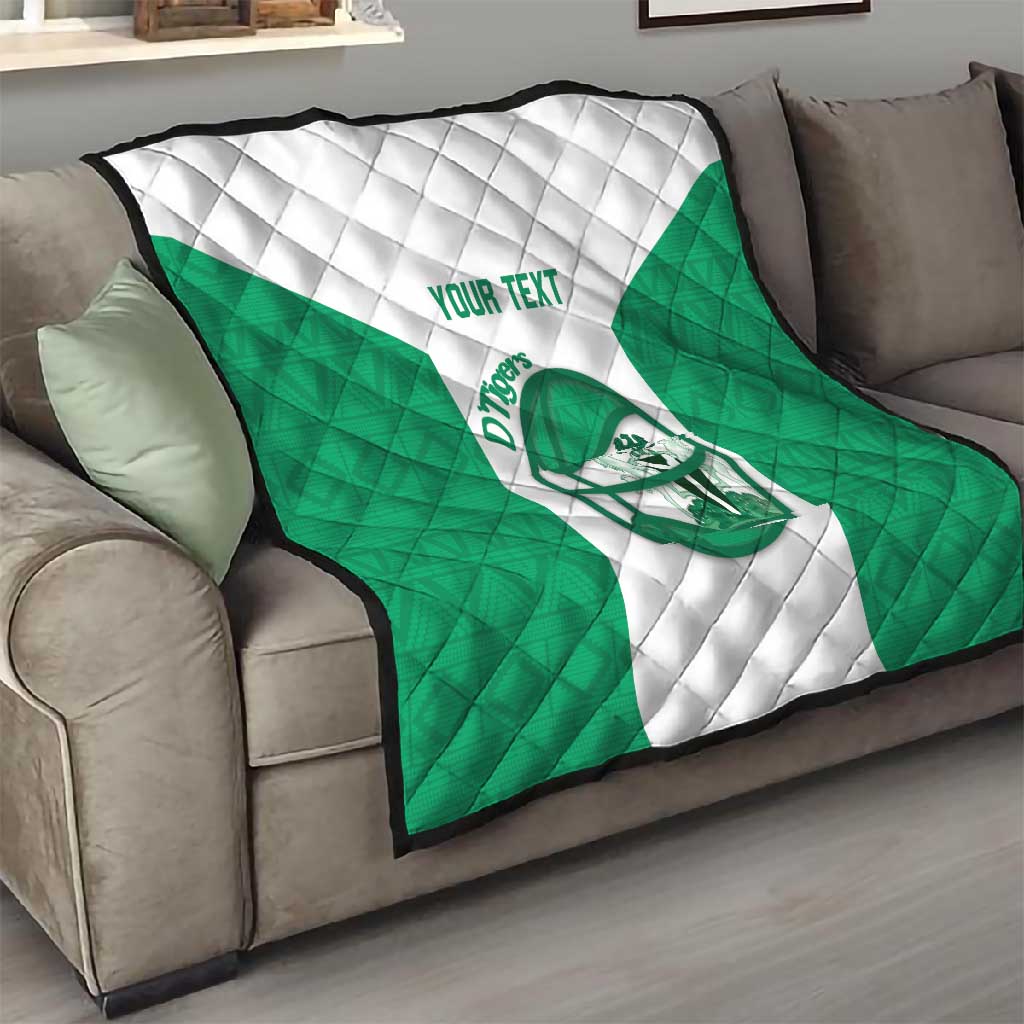 Afro Basketball Custom Nigeria Quilt Come On Tigers - African Pride