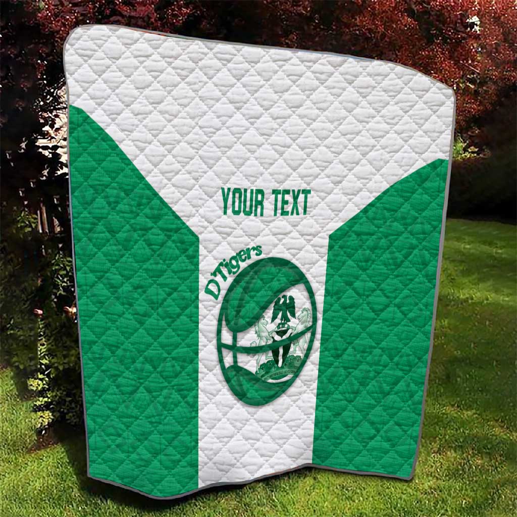 Afro Basketball Custom Nigeria Quilt Come On Tigers - African Pride