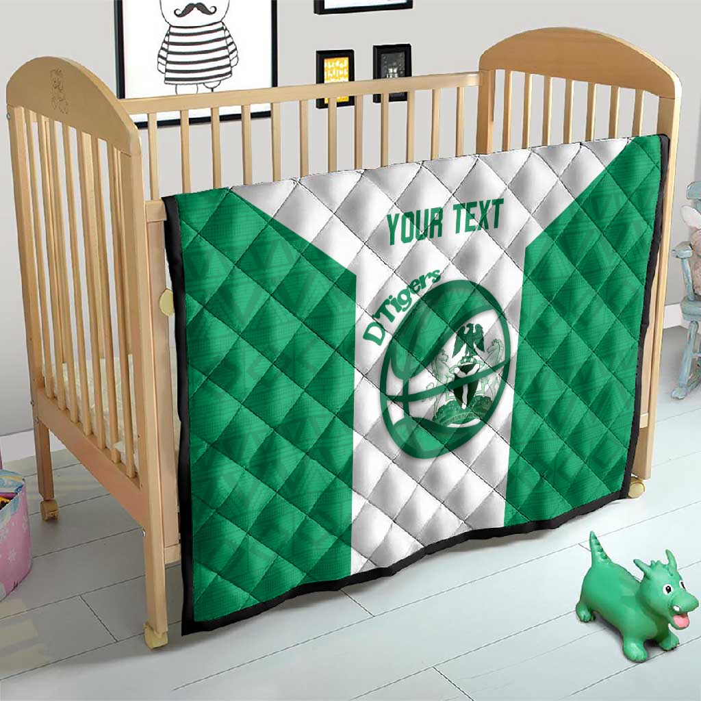 Afro Basketball Custom Nigeria Quilt Come On Tigers - African Pride