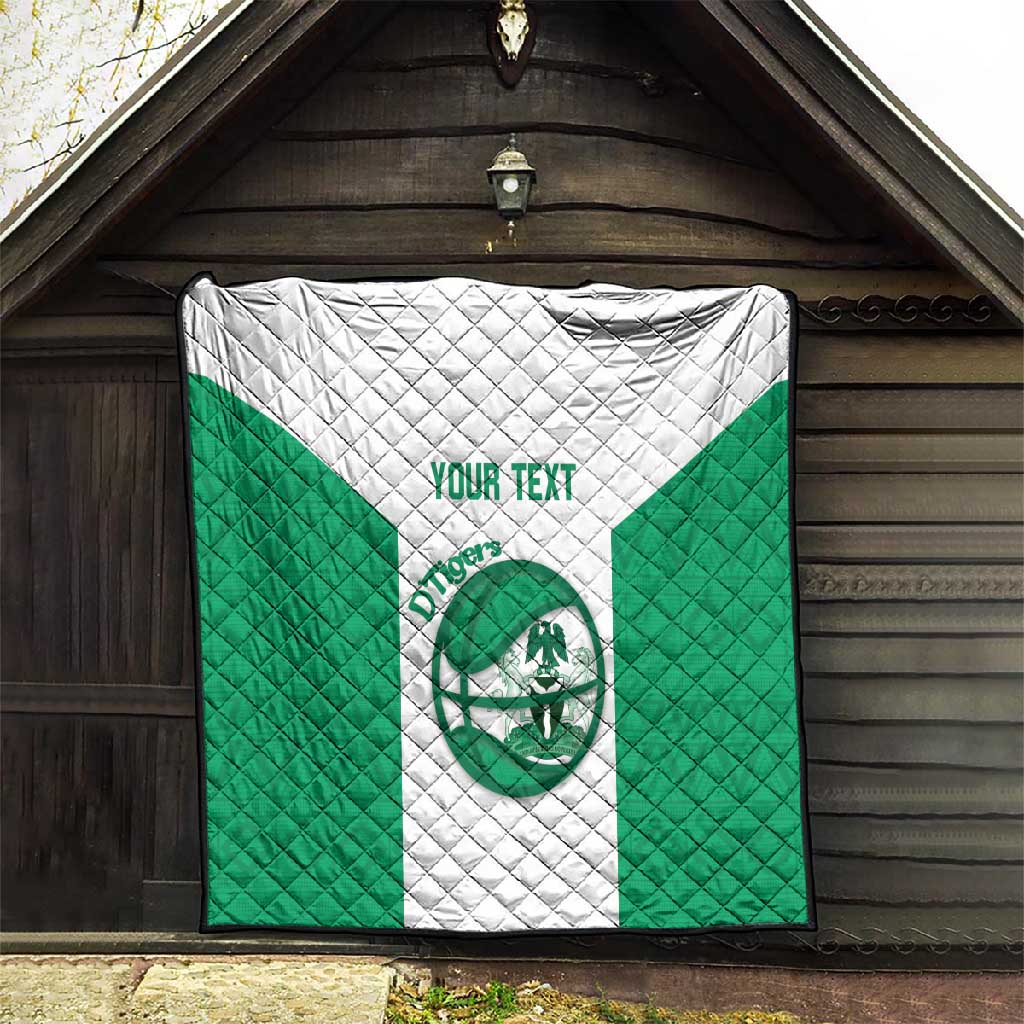 Afro Basketball Custom Nigeria Quilt Come On Tigers - African Pride