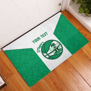 Afro Basketball Custom Nigeria Rubber Doormat Come On Tigers - African Pride