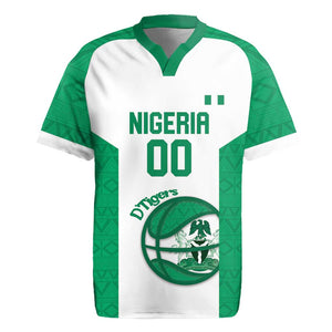 Afro Basketball Custom Nigeria Rugby Jersey Come On Tigers - African Pride