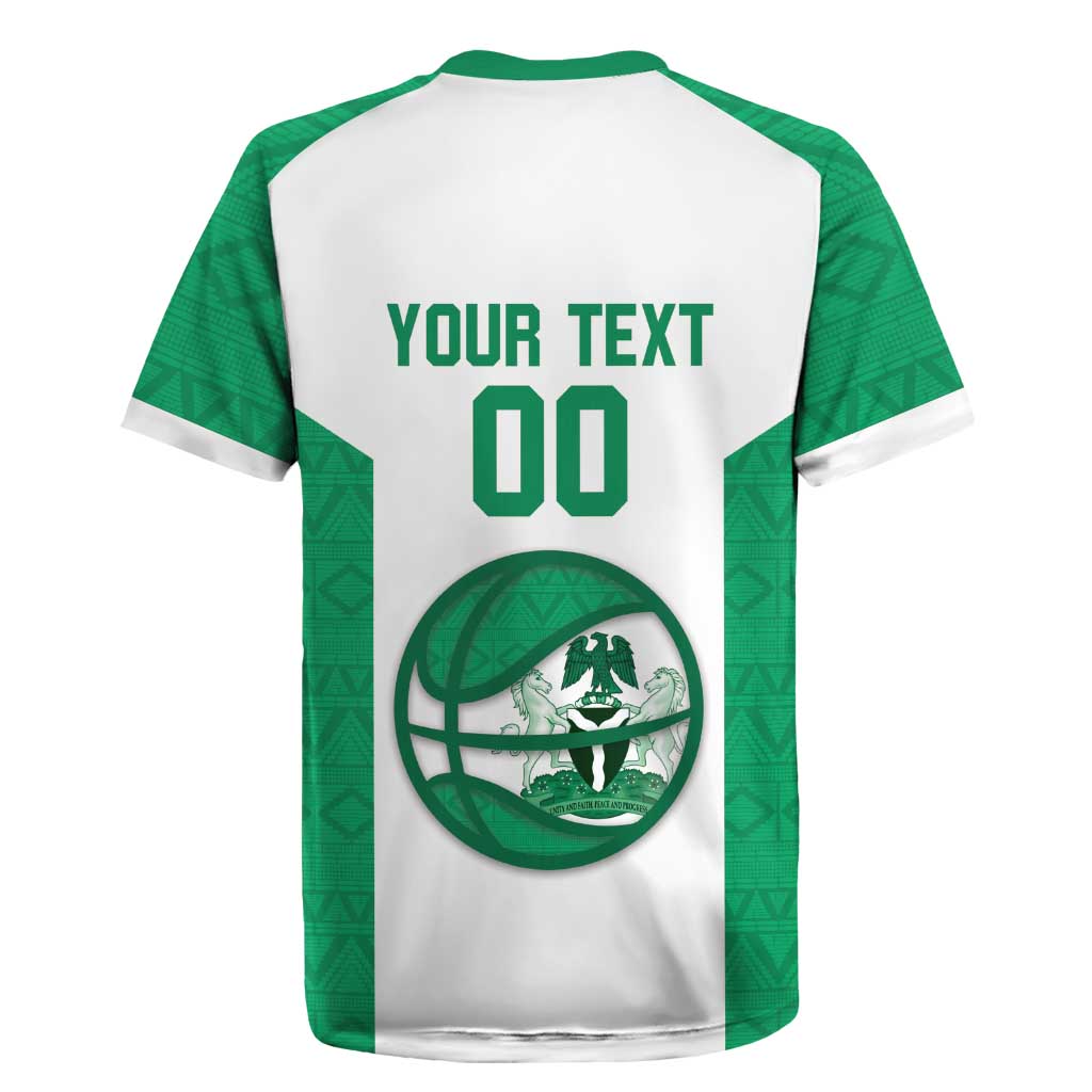 Afro Basketball Custom Nigeria Rugby Jersey Come On Tigers - African Pride