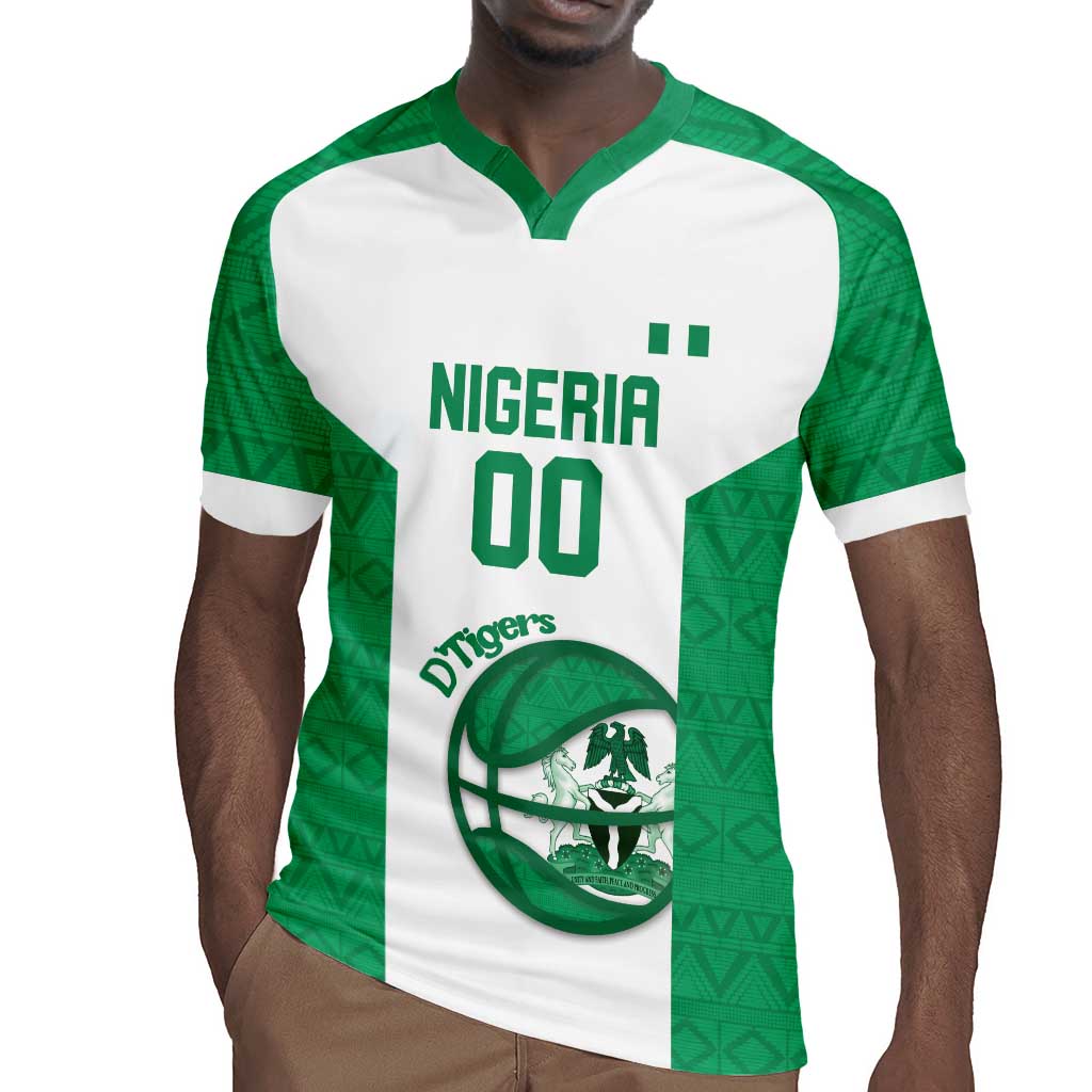 Afro Basketball Custom Nigeria Rugby Jersey Come On Tigers - African Pride