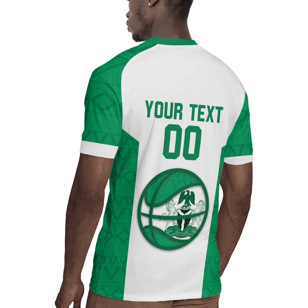 Afro Basketball Custom Nigeria Rugby Jersey Come On Tigers - African Pride