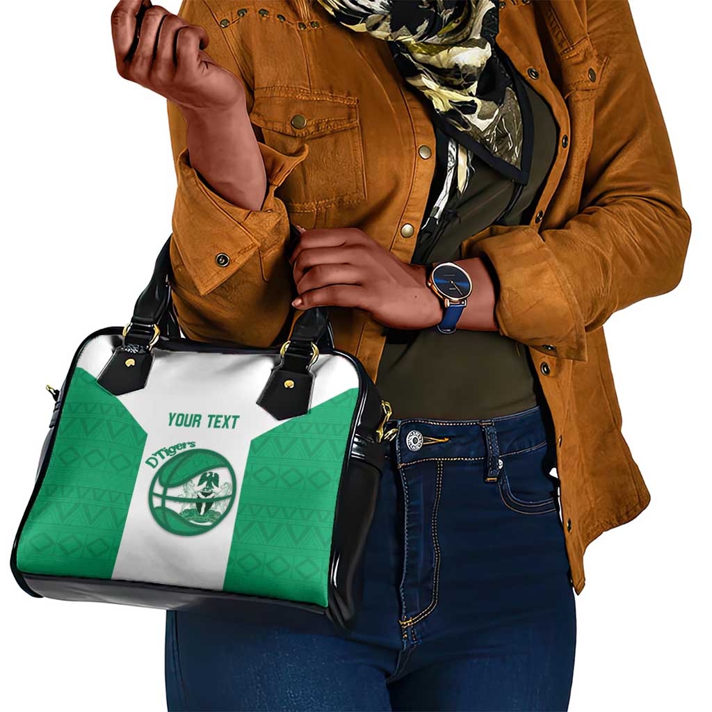 Afro Basketball Custom Nigeria Shoulder Handbag Come On Tigers - African Pride