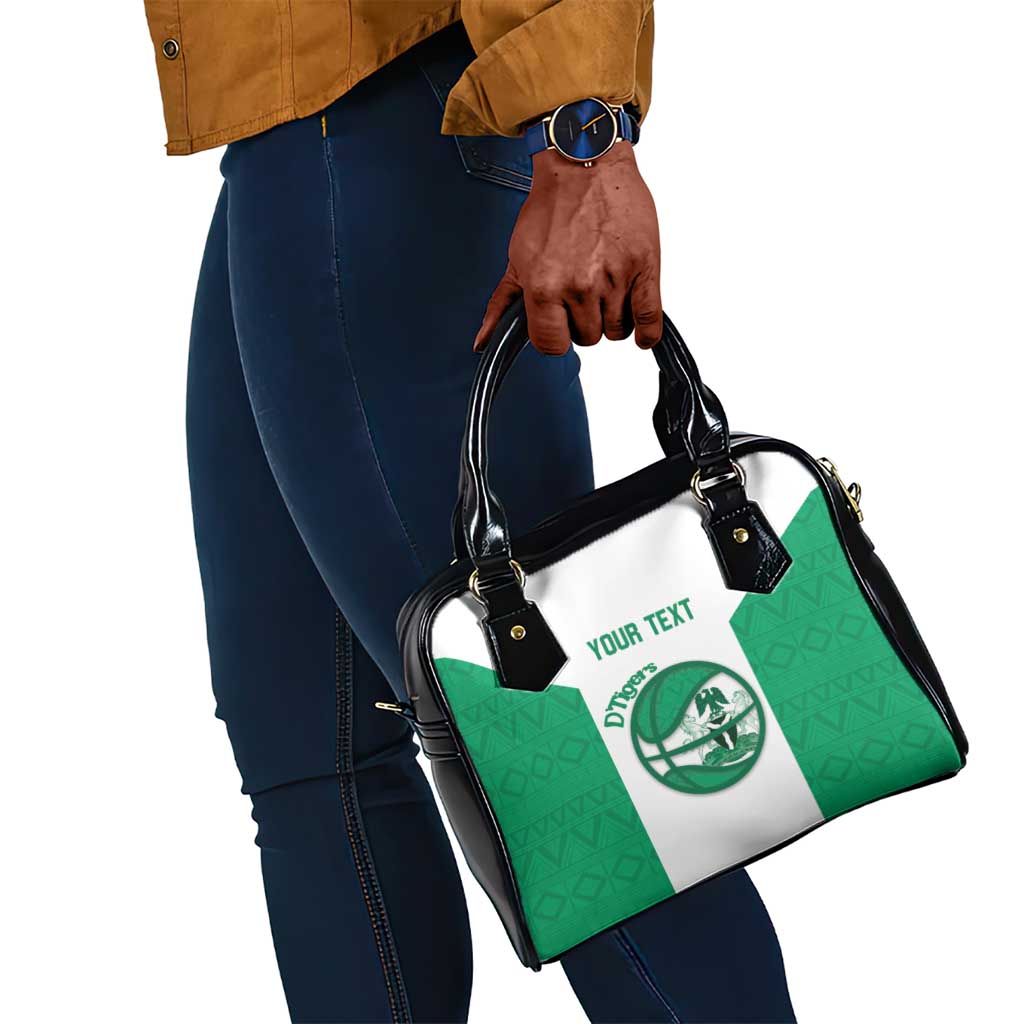 Afro Basketball Custom Nigeria Shoulder Handbag Come On Tigers - African Pride