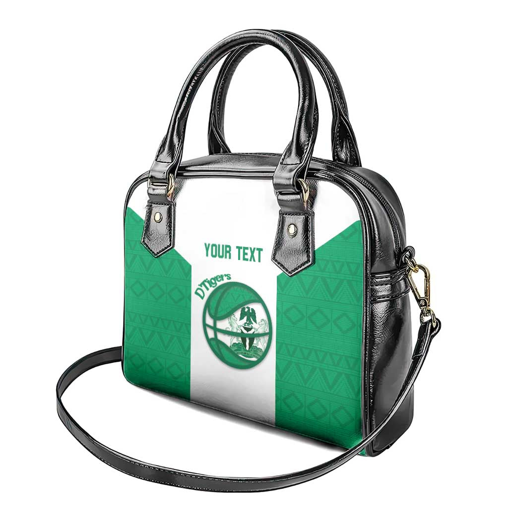 Afro Basketball Custom Nigeria Shoulder Handbag Come On Tigers - African Pride