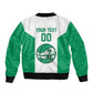 Afro Basketball Custom Nigeria Sleeve Zip Bomber Jacket Come On Tigers - African Pride