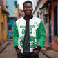 Afro Basketball Custom Nigeria Sleeve Zip Bomber Jacket Come On Tigers - African Pride