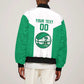Afro Basketball Custom Nigeria Sleeve Zip Bomber Jacket Come On Tigers - African Pride