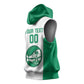 Afro Basketball Custom Nigeria Sleeveless Hoodie Come On Tigers - African Pride