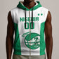 Afro Basketball Custom Nigeria Sleeveless Zip Hoodie Come On Tigers - African Pride