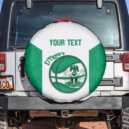 Afro Basketball Custom Nigeria Spare Tire Cover Come On Tigers - African Pride