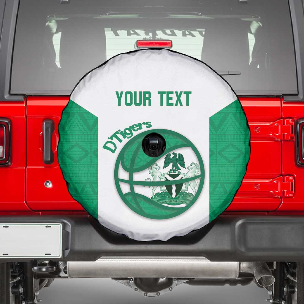 Afro Basketball Custom Nigeria Spare Tire Cover Come On Tigers - African Pride