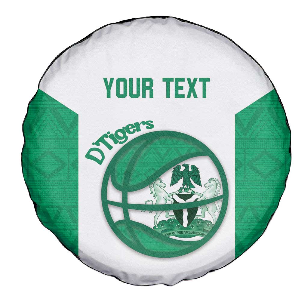 Afro Basketball Custom Nigeria Spare Tire Cover Come On Tigers - African Pride