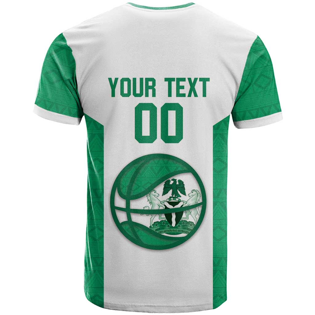 Afro Basketball Custom Nigeria T shirt Come On Tigers - African Pride
