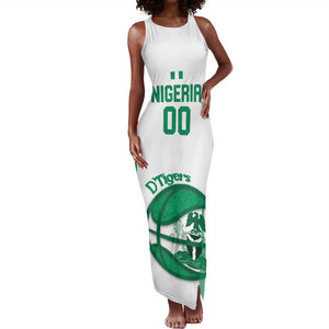 Afro Basketball Custom Nigeria Tank Maxi Dress Come On Tigers - African Pride