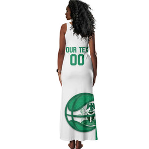 Afro Basketball Custom Nigeria Tank Maxi Dress Come On Tigers - African Pride