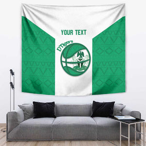 Afro Basketball Custom Nigeria Tapestry Come On Tigers - African Pride