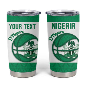 Afro Basketball Custom Nigeria Tumbler Cup Come On Tigers - African Pride