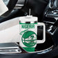 Afro Basketball Custom Nigeria Tumbler With Handle Come On Tigers - African Pride