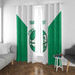 Afro Basketball Custom Nigeria Window Curtain Come On Tigers - African Pride