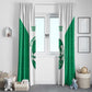 Afro Basketball Custom Nigeria Window Curtain Come On Tigers - African Pride
