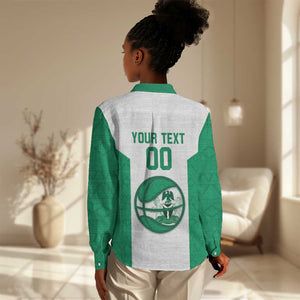Afro Basketball Custom Nigeria Women Casual Shirt Come On Tigers - African Pride
