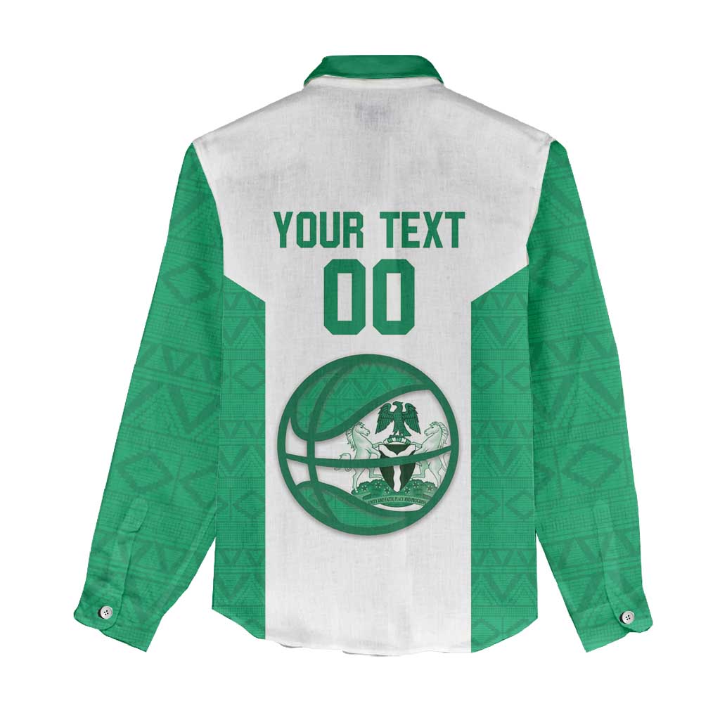 Afro Basketball Custom Nigeria Women Casual Shirt Come On Tigers - African Pride