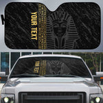 Egypt Basketball Custom Auto Sun Shade Come On Pharaohs
