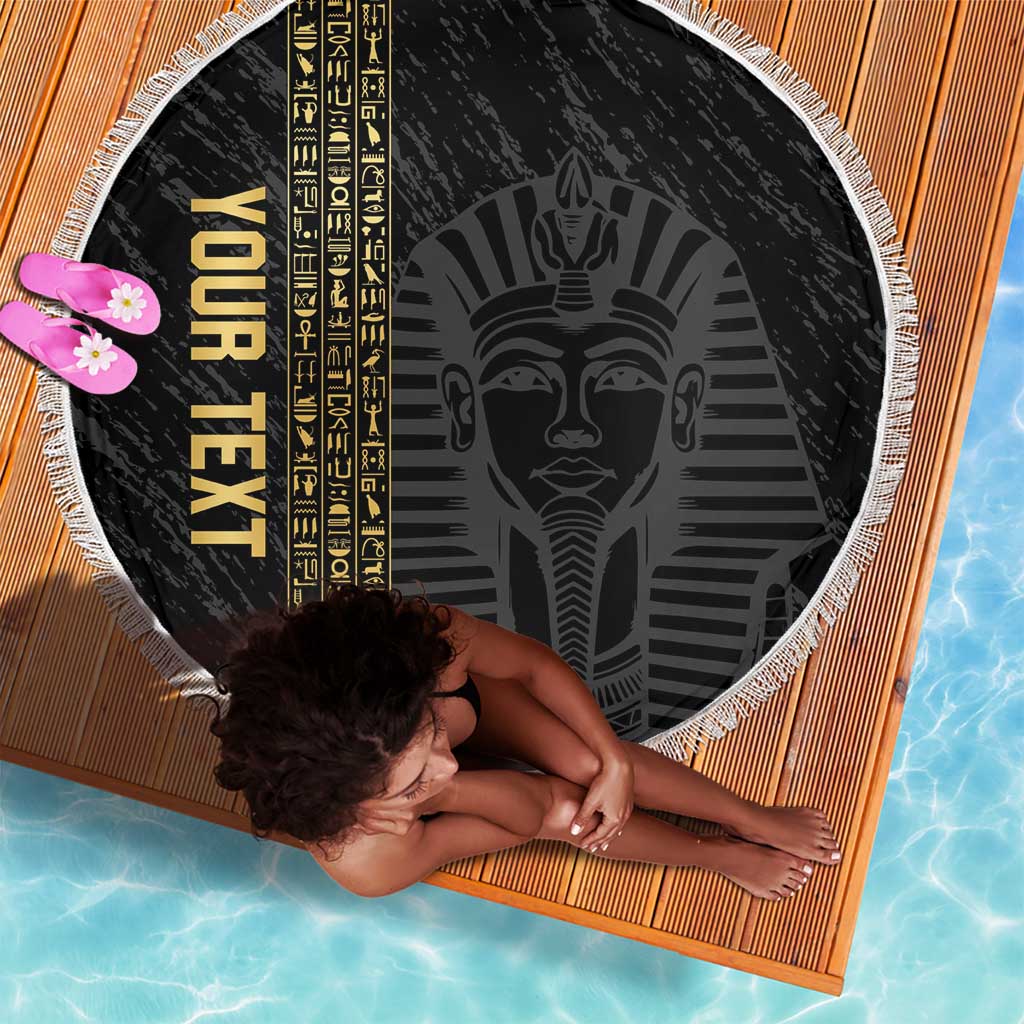 Afro Basketball Custom Egypt Beach Blanket Come On Pharaohs - African Pride