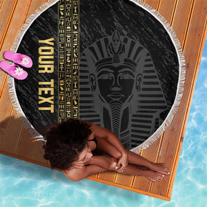 Afro Basketball Custom Egypt Beach Blanket Come On Pharaohs - African Pride