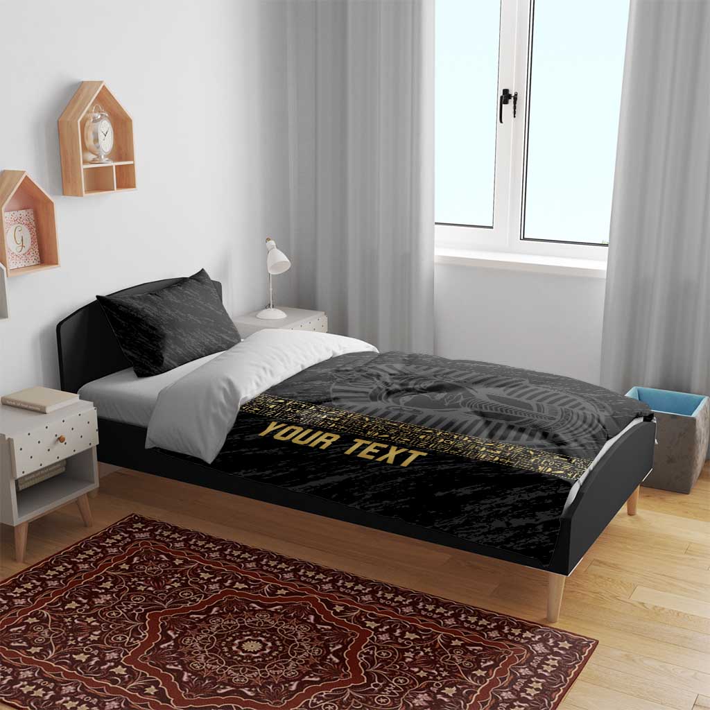 Afro Basketball Custom Egypt Bedding Set Come On Pharaohs - African Pride