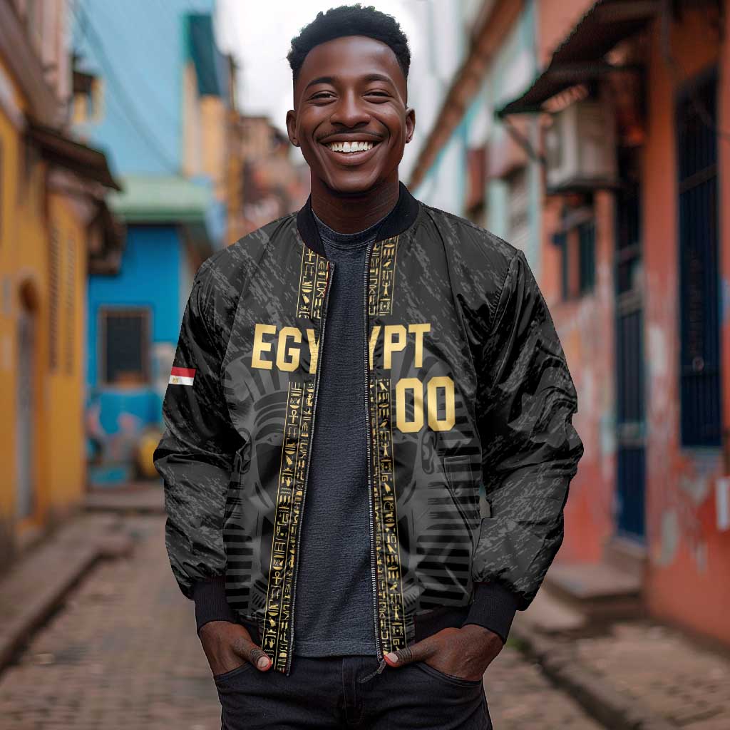 Afro Basketball Custom Egypt Bomber Jacket Come On Pharaohs - African Pride