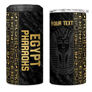 Afro Basketball Custom Egypt 4 in 1 Can Cooler Tumbler Come On Pharaohs - African Pride
