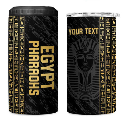 Afro Basketball Custom Egypt 4 in 1 Can Cooler Tumbler Come On Pharaohs - African Pride
