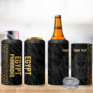 Afro Basketball Custom Egypt 4 in 1 Can Cooler Tumbler Come On Pharaohs - African Pride