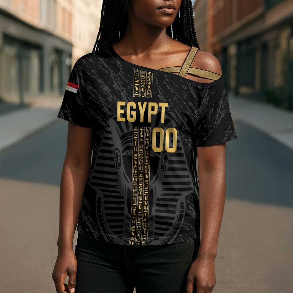 Egypt Basketball Custom Cross Shoulder Shirt Come On Pharaohs