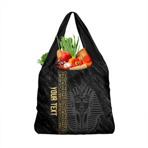 Afro Basketball Custom Egypt Grocery Bag Come On Pharaohs - African Pride