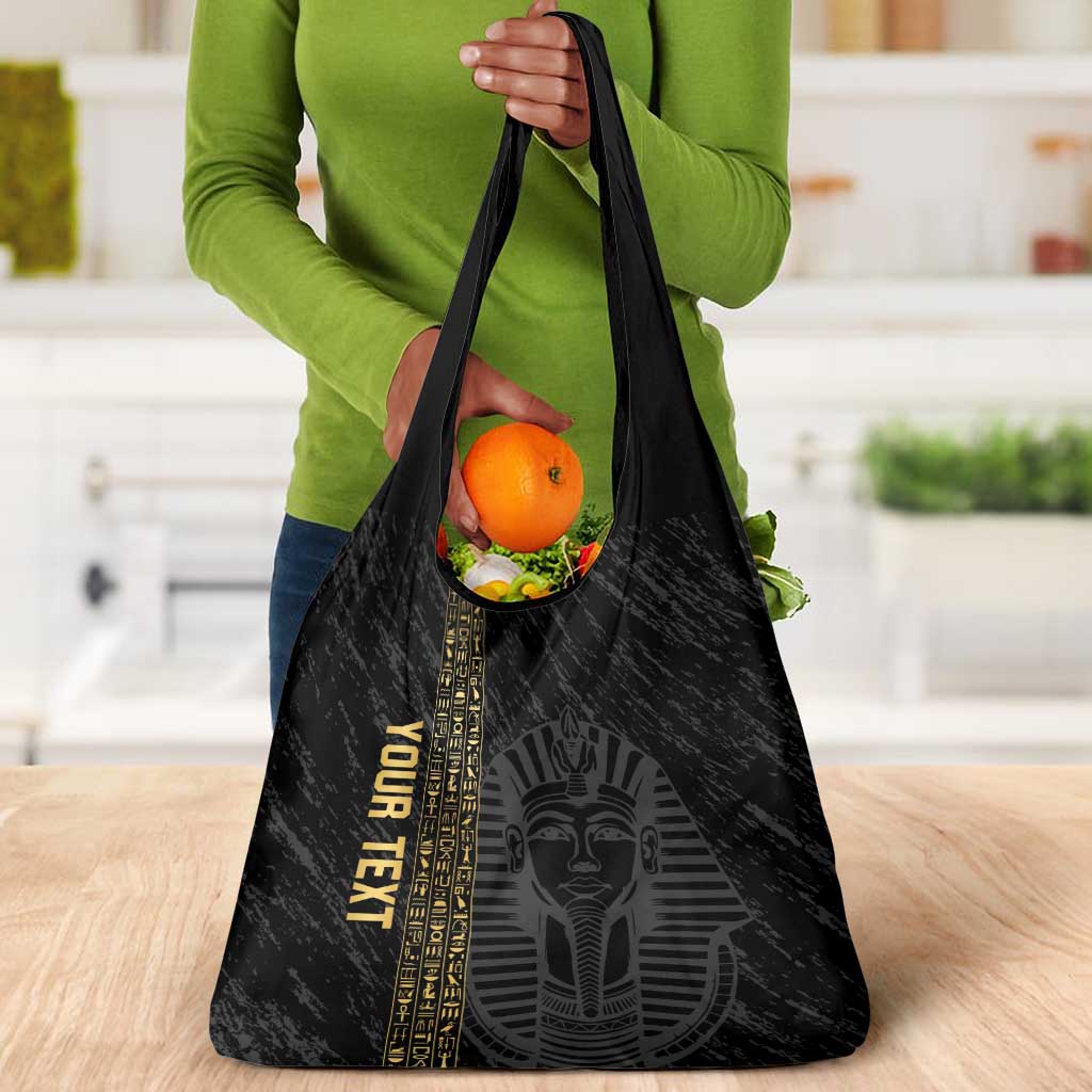 Afro Basketball Custom Egypt Grocery Bag Come On Pharaohs - African Pride